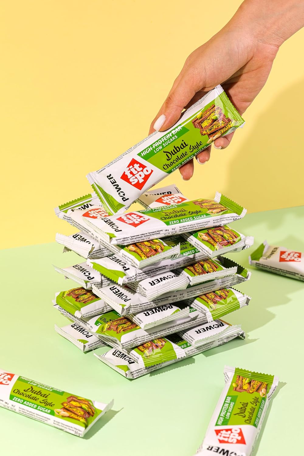 FITSPO Power Protein bar Dubai Chocolate Style 50g