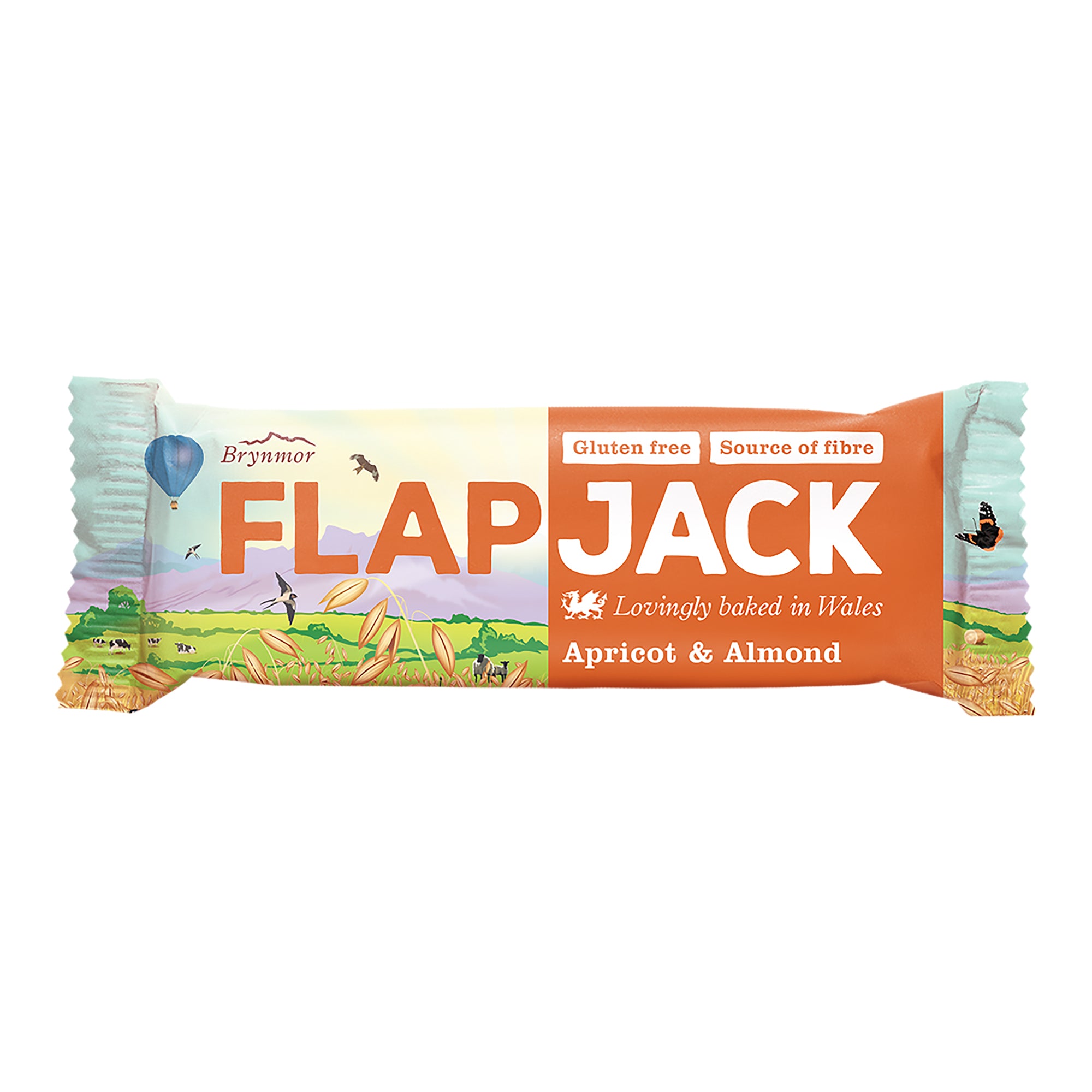 Brynmor Gluten Free Flapjack Apricot & Almond 20 x 80g