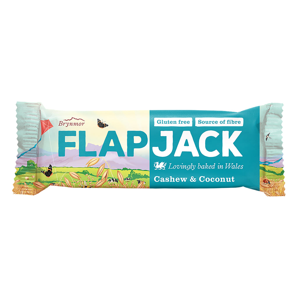 Brynmor Gluten Free Flapjack Cashew & Coconut 20 x 80g