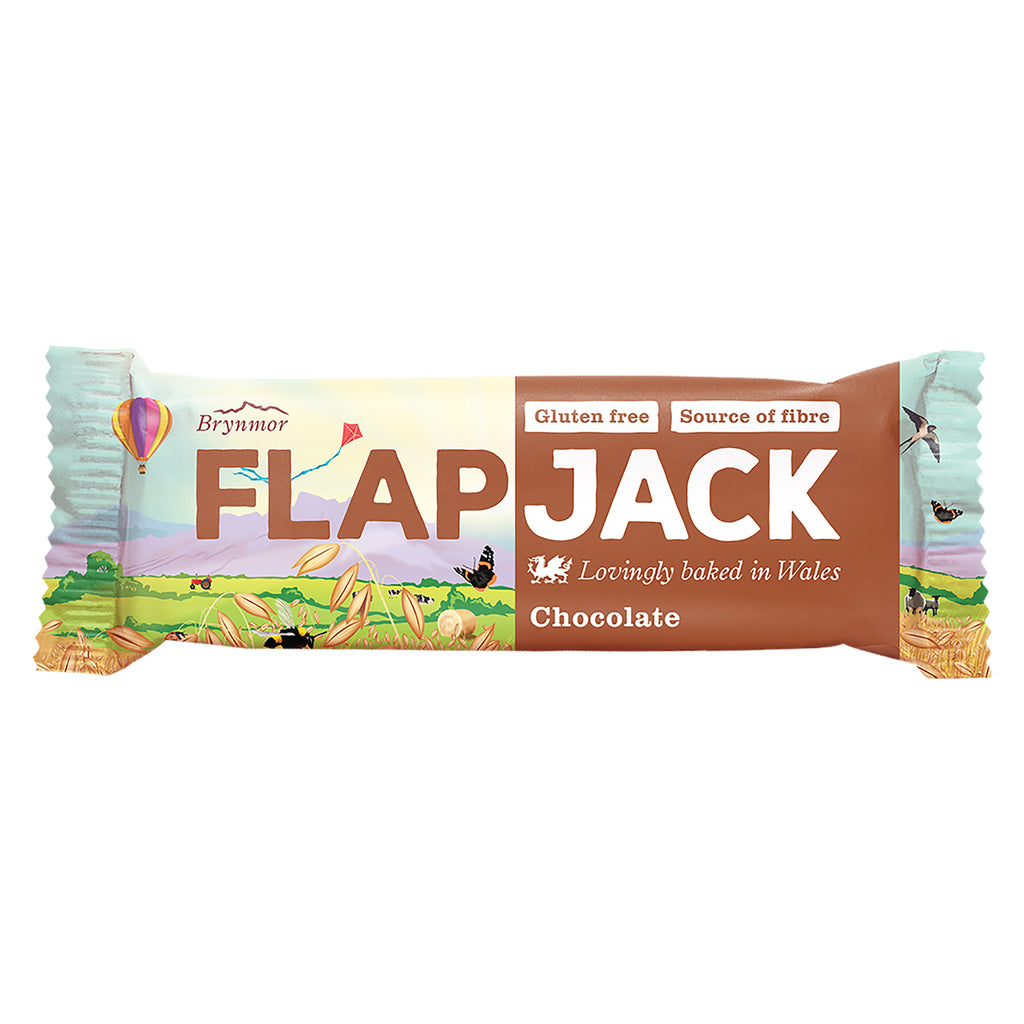 Brynmor Gluten Free Flapjack Chocolate 20 x 80g