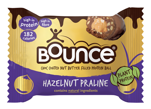 Bounce Dipped Hazelnut Praline Protein Ball 12 x 40g