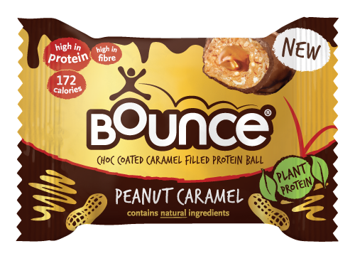 Bounce Dipped Peanut Caramel Protein Ball 12 x 40g
