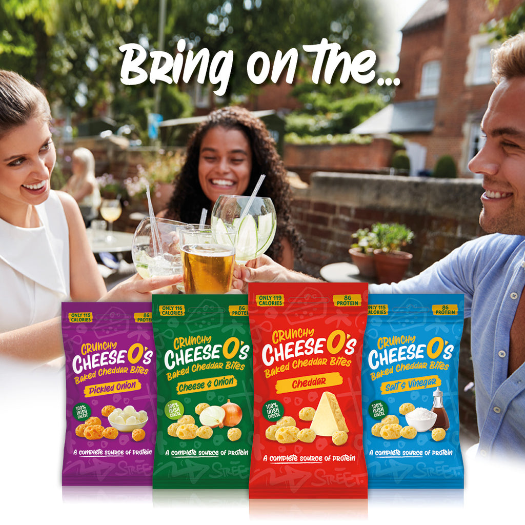 CheeseO's Crunchy Baked Cheddar Bites - Cheddar 10x20g