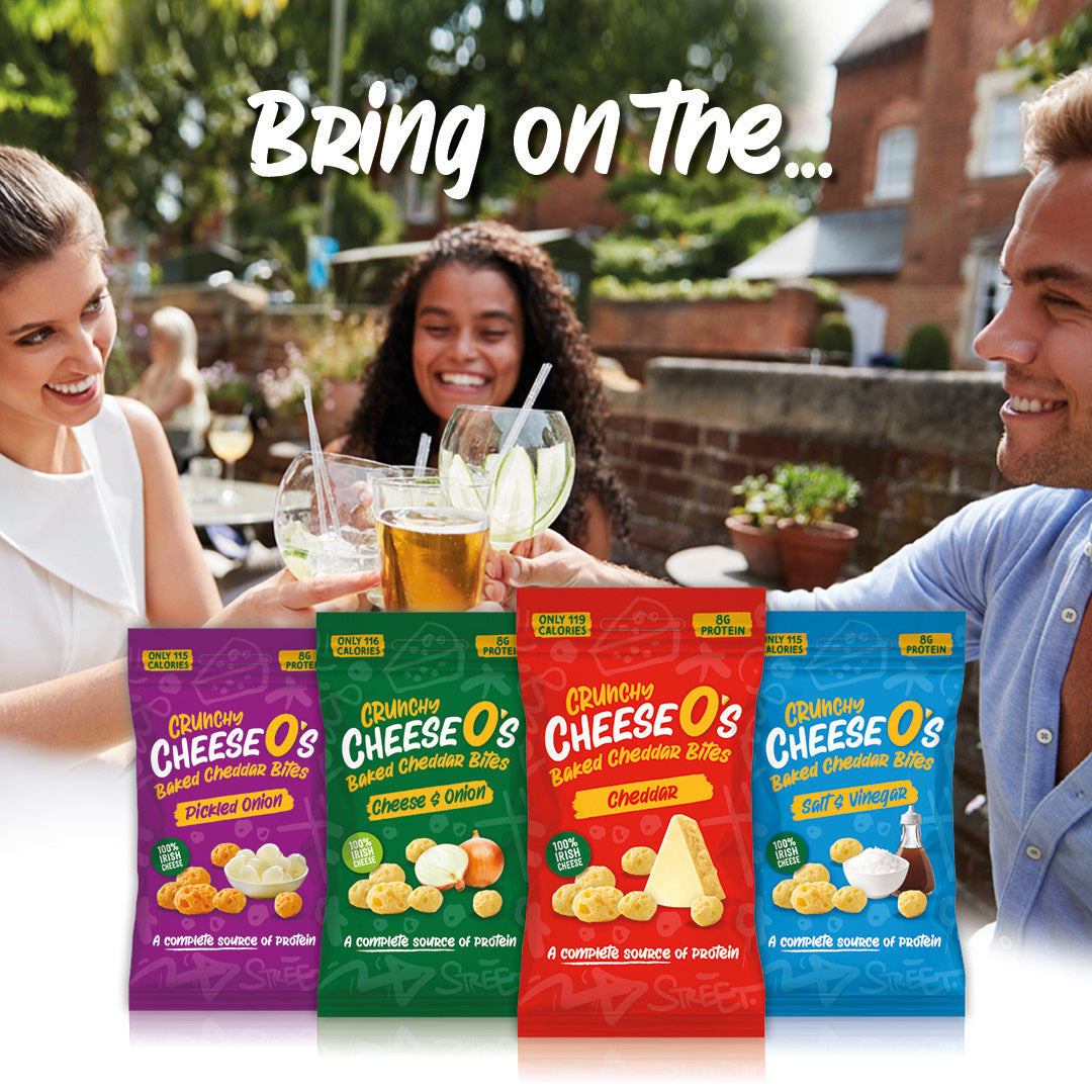 CheeseO's Crunchy Baked Cheddar Bites - Cheddar 10x20g