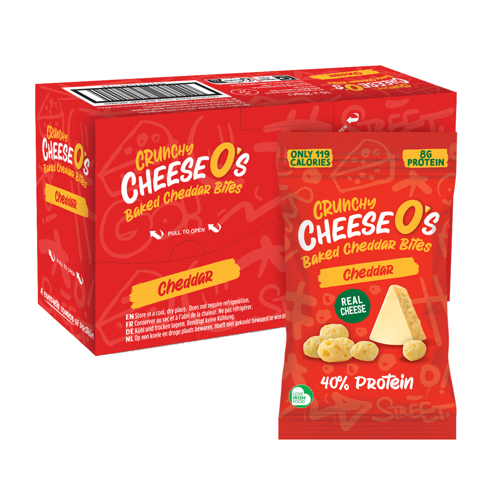 CheeseO's Crunchy Baked Cheddar Bites - Cheddar 10x20g