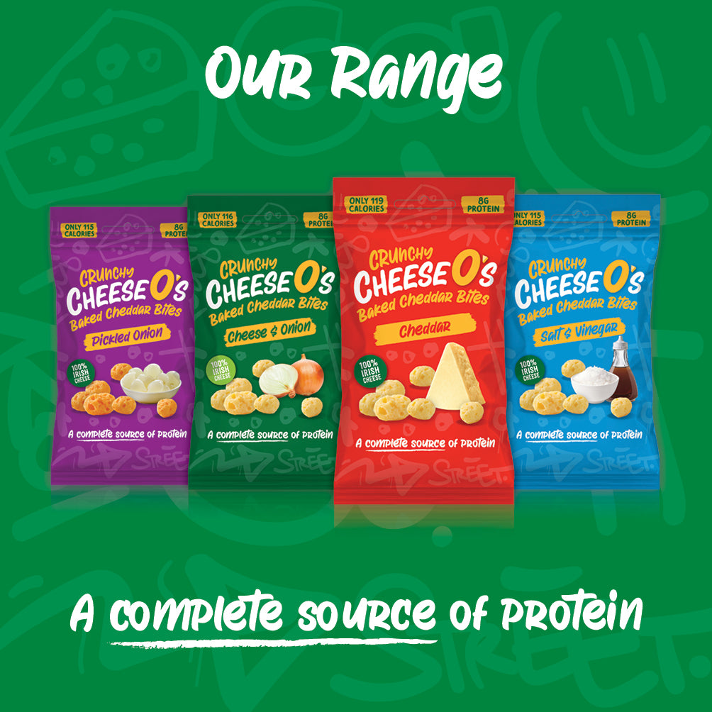 CheeseO's Crunchy Baked Cheddar Bites - Cheddar 10x20g