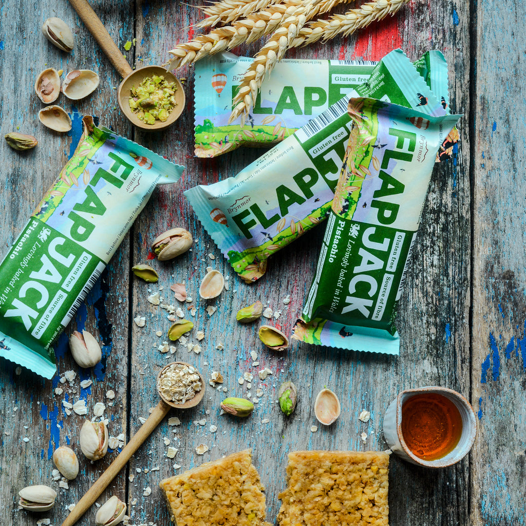 Brynmor Gluten Free Flapjack Pistachio 20 x 80g