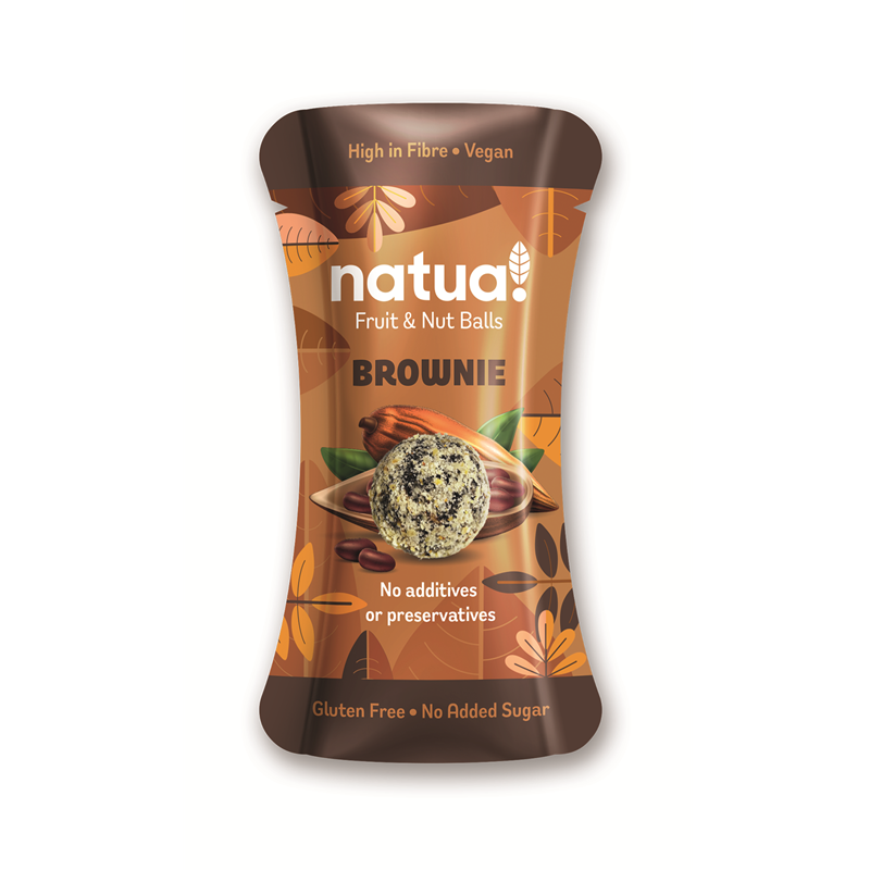 natua! Fruit & Nut Balls Brownie 12 x 28g