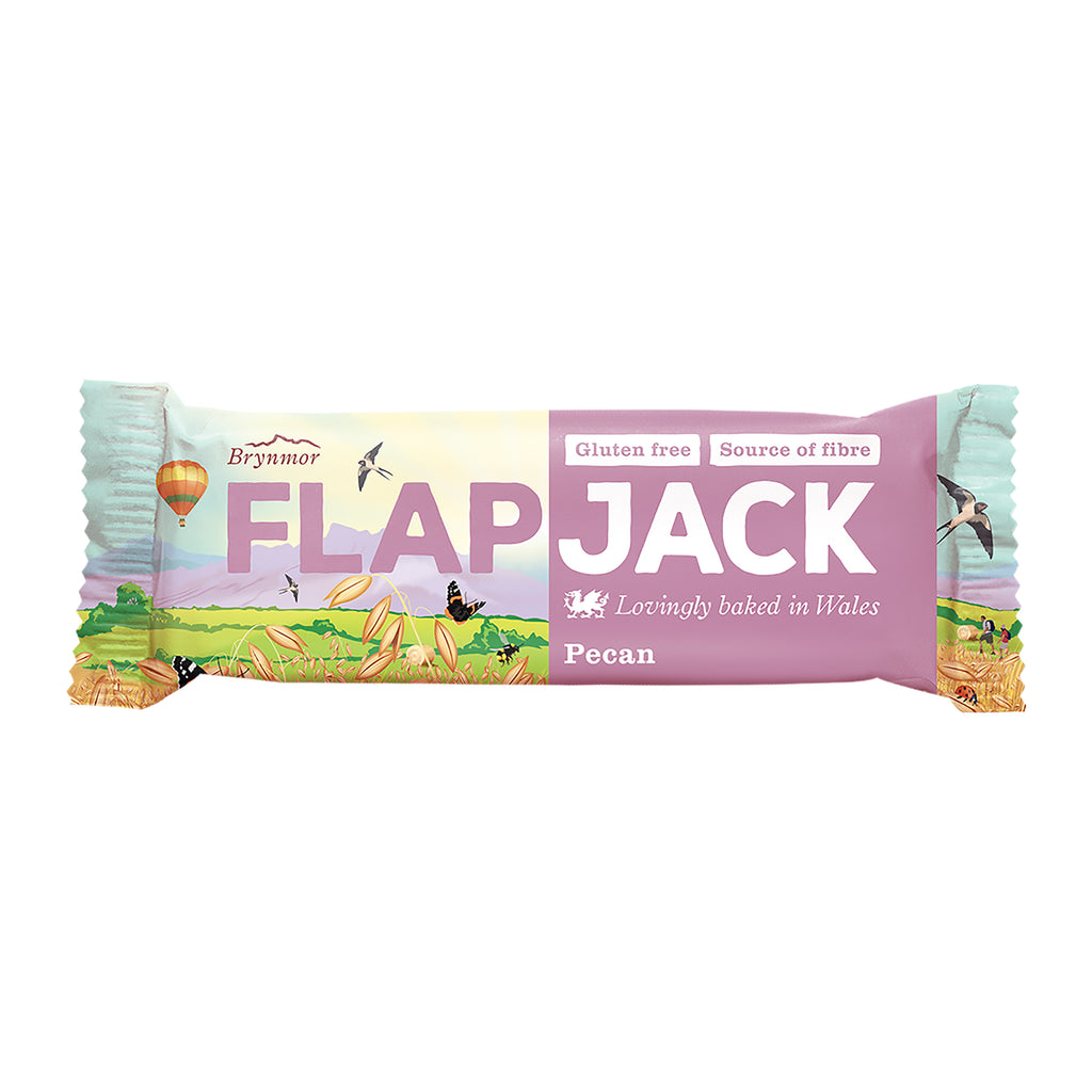 Brynmor Gluten Free Flapjack Pecan 20 x 80g