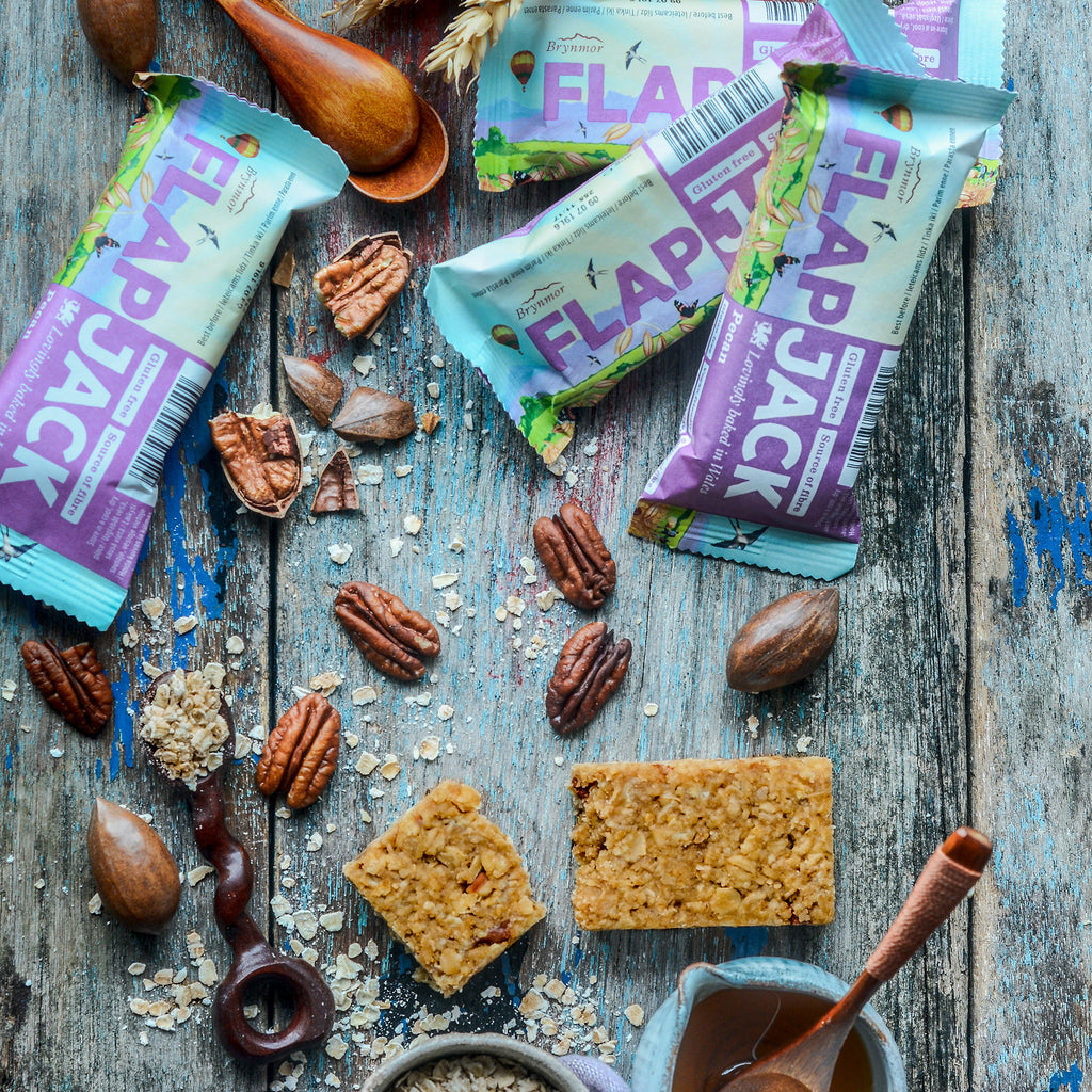 Brynmor Gluten Free Flapjack Pecan 20 x 80g