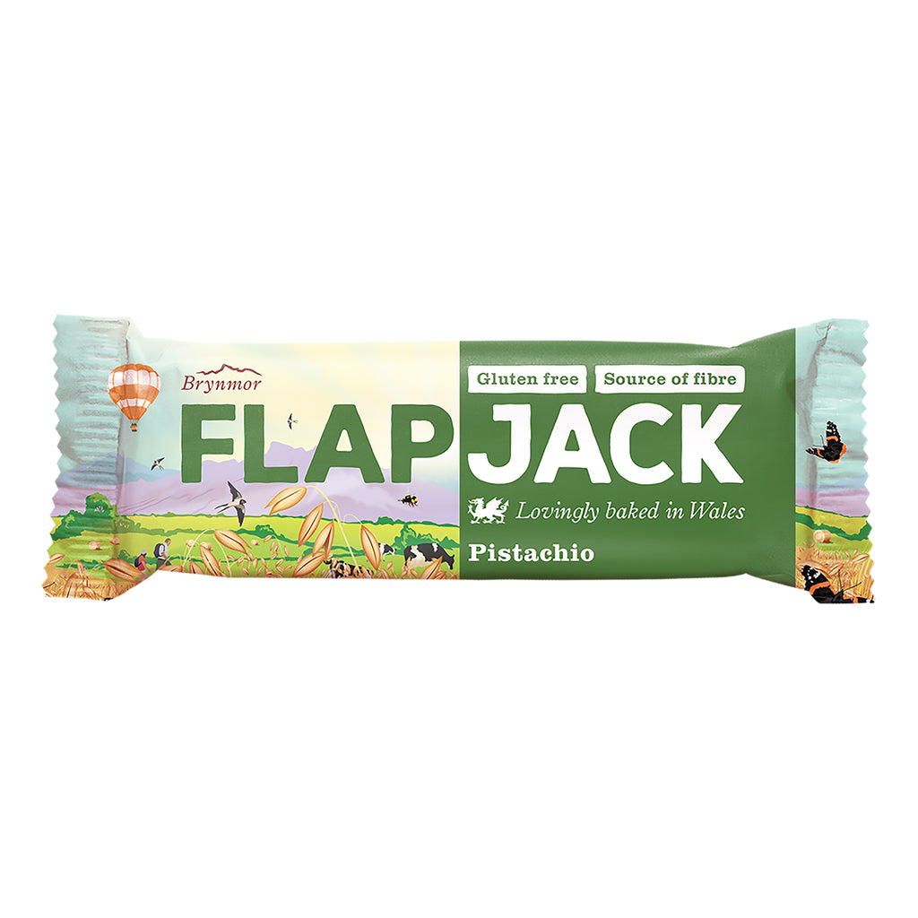 Brynmor Gluten Free Flapjack Pistachio 20 x 80g