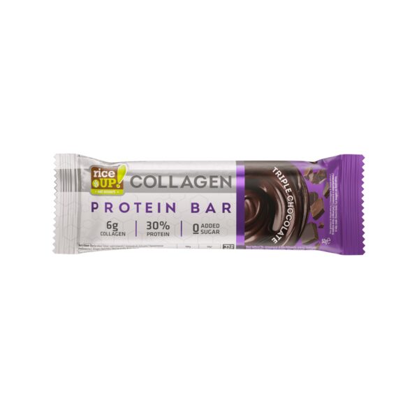 riceUP! Collagen Protein Bar Triple Chocolate 12 x 50g
