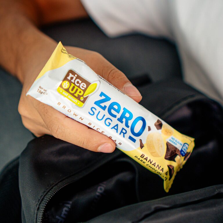 riceUP! Zero Sugar Banana & Dark Chocolate Brown Rice Bar 20 x 18g