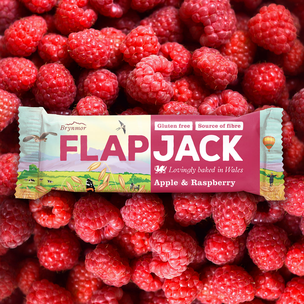 Brynmor Gluten Free Flapjack Apple & Raspberry 20 x 80g